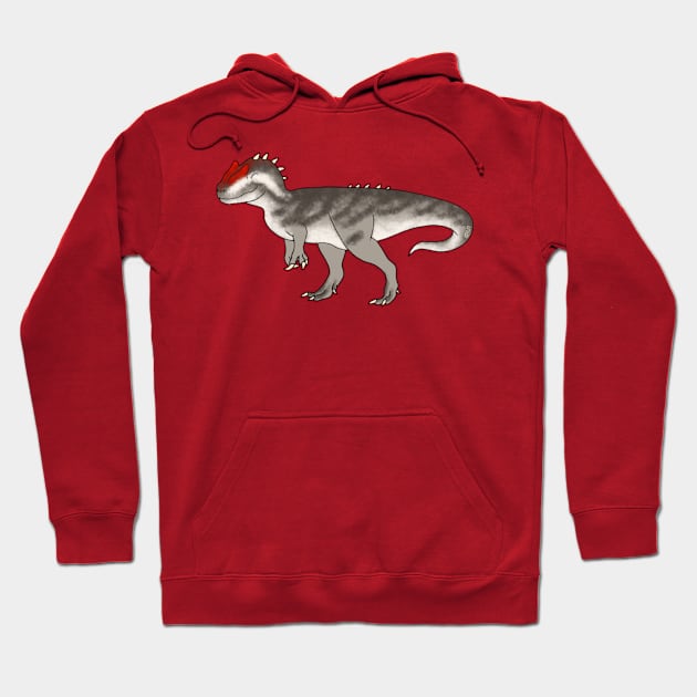 Cute Allosaurus Hoodie by saradrawspaleo